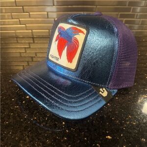Goorin Bros Blue and Purple Trucker Hat